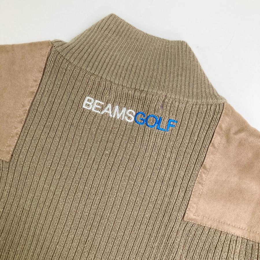 BEAMS GOLF ビームスゴルフ ウール混 ニット ジップジャケット