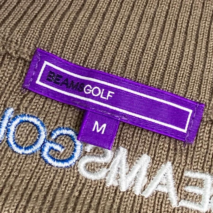BEAMS GOLF ビームスゴルフ ウール混 ニット ジップジャケット