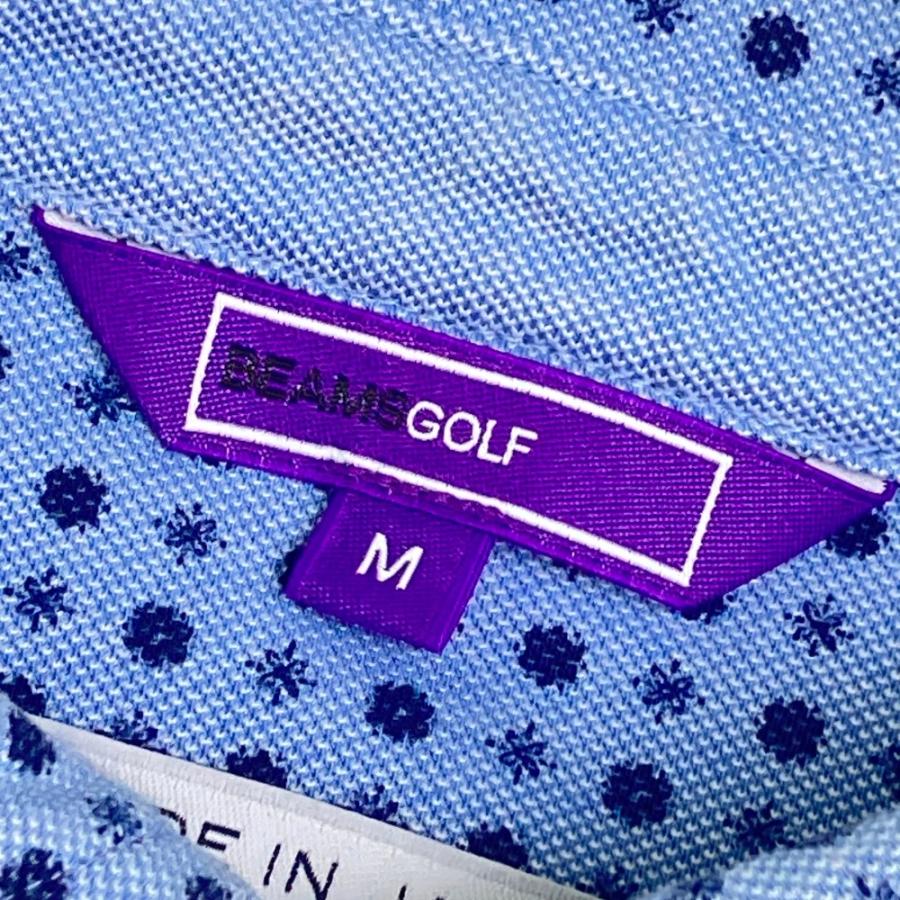 BEAMS GOLF（ビームス ゴルフ） 半袖ポロシャツ ブルー系 M ゴルフ