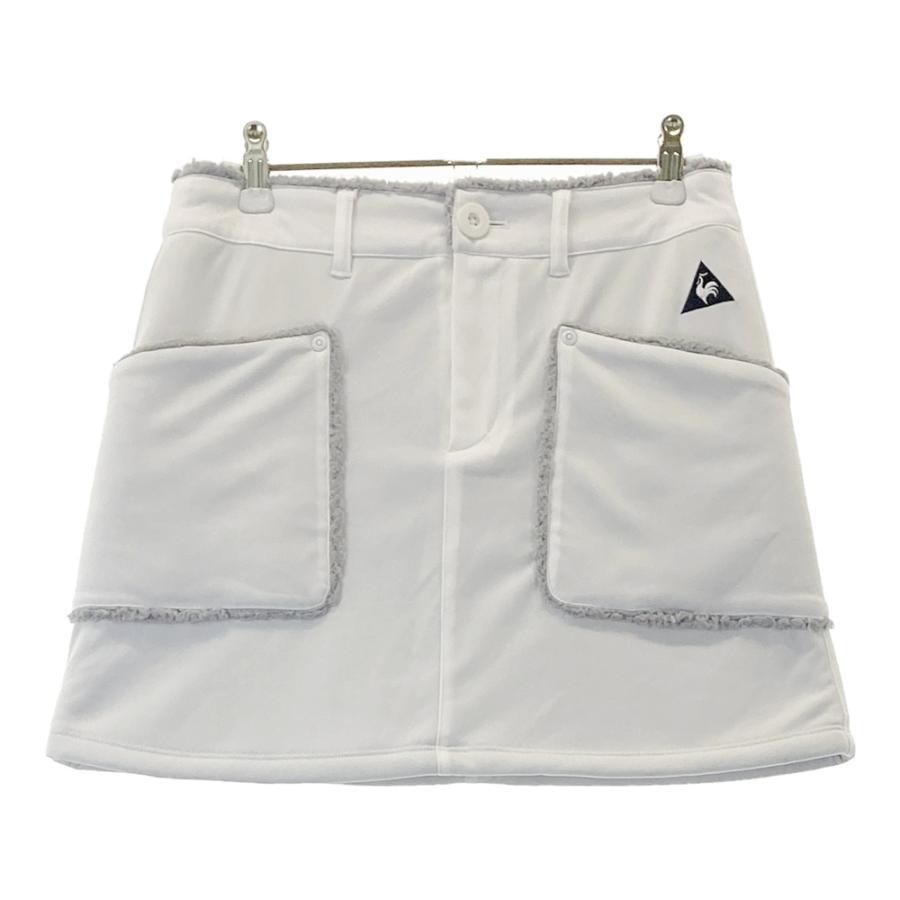 LE COQ GOLF ルコックゴルフ 裏ボアフリース スカート ホワイト系 7