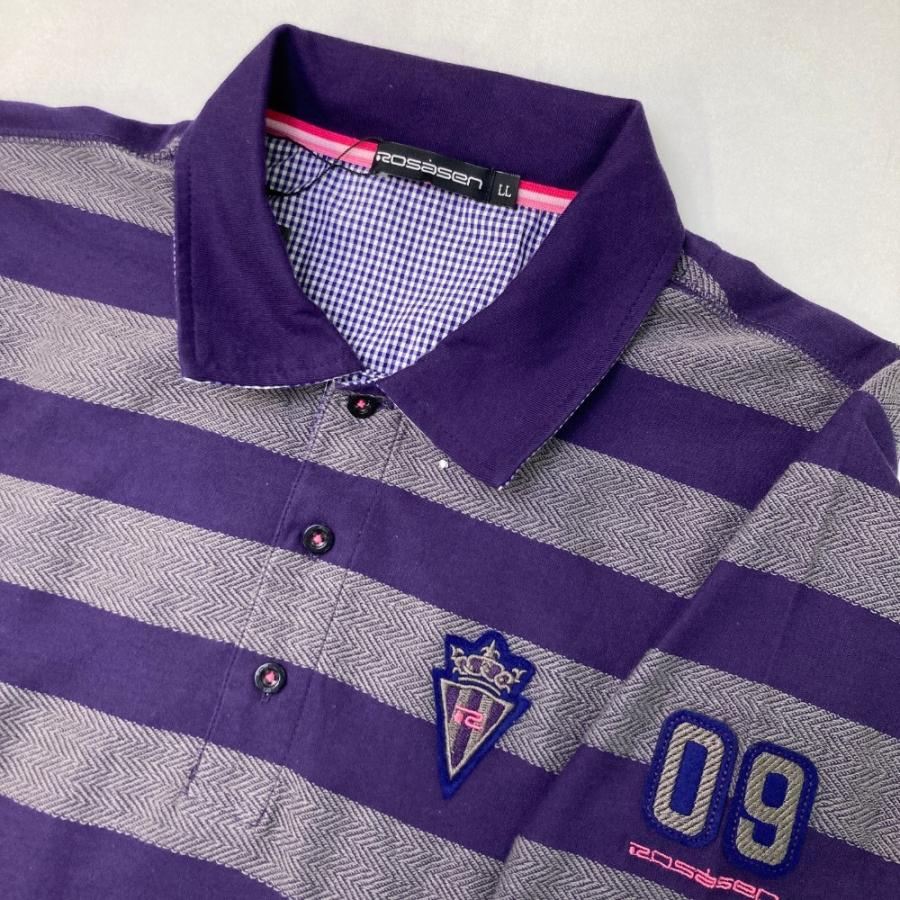 Rosasen（ロサーセン） 【新品】ROSASEN 長袖ポロシャツ ワッペン