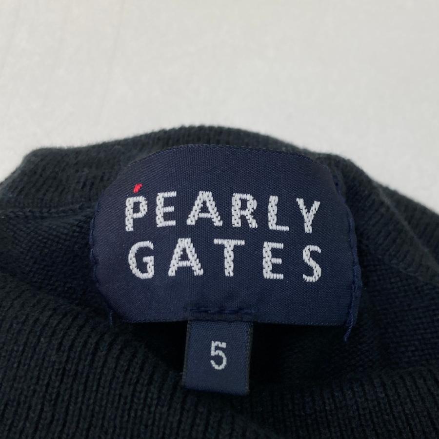 ゴルフ PEARLY GATES ブラック タートルネック セーター