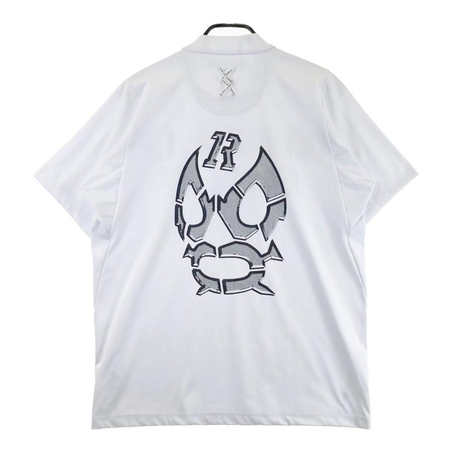 RUSSELUNO グラフィックTシャツ ホワイト RUSSELUNO ラッセルノ 2024年モデル ハイネック 半袖Tシャツ