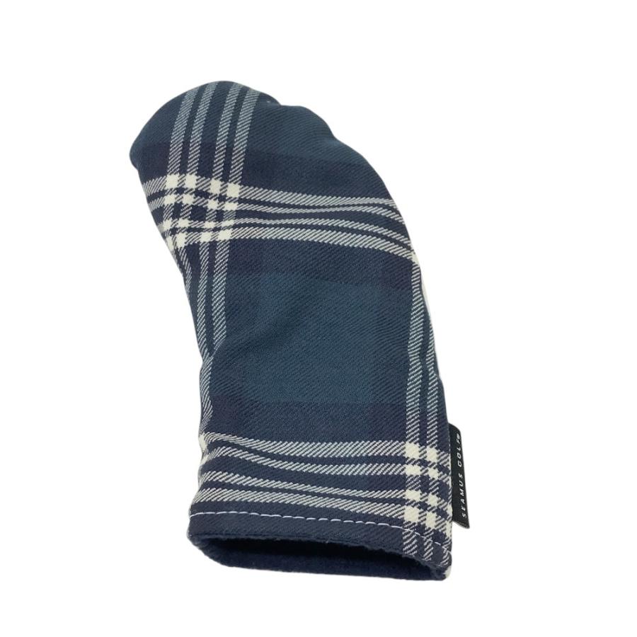 SEAMUS GOLF（シェイマスゴルフ） レザー切替 ヘッドカバー チェック柄