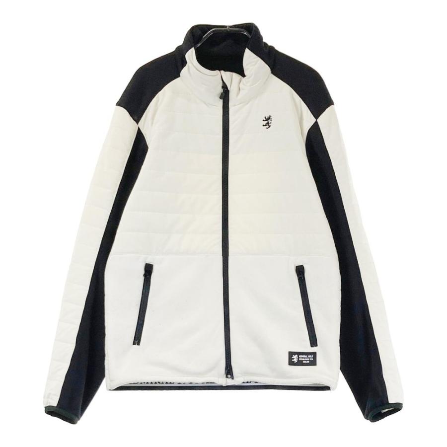 ADMIRAL アドミラル ; 中綿 ジップジャケット ホワイト系 M ゴルフ