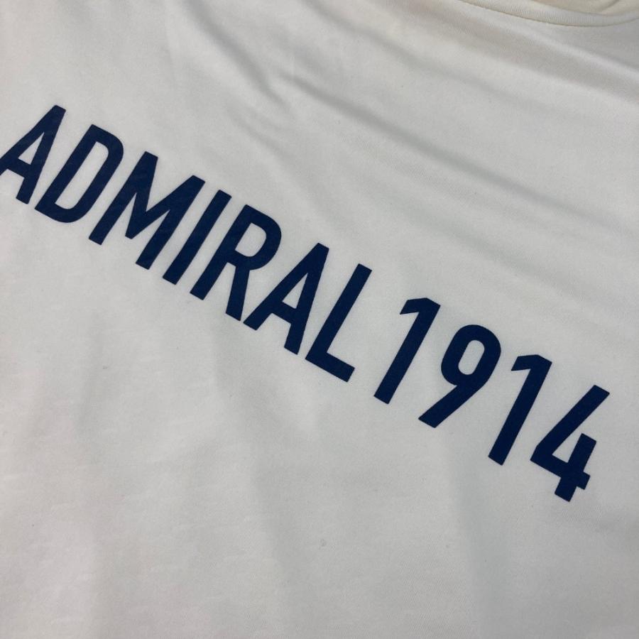 ADMIRAL アドミラル 裏起毛 タートルネック 長袖Tシャツ ホワイト系 M