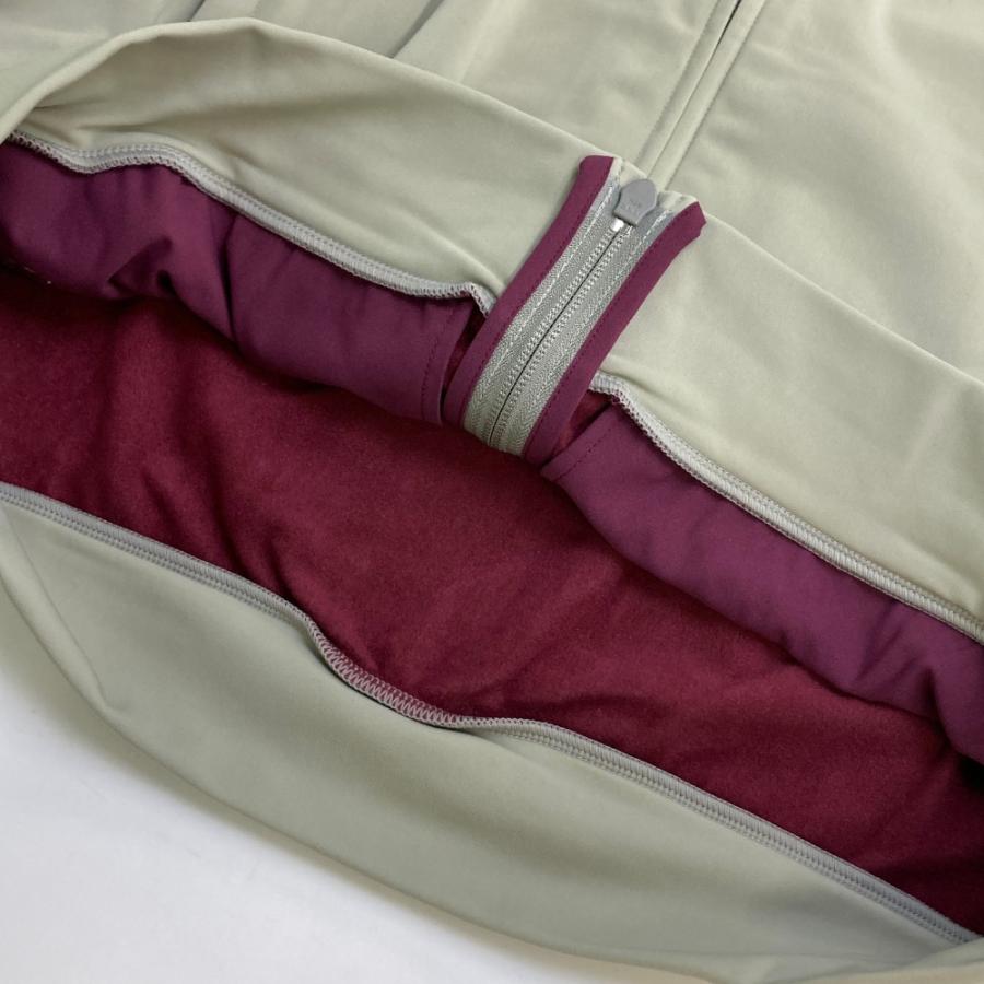 MARK&LONA マークアンドロナ 裏起毛ジップパーカー グリーン系