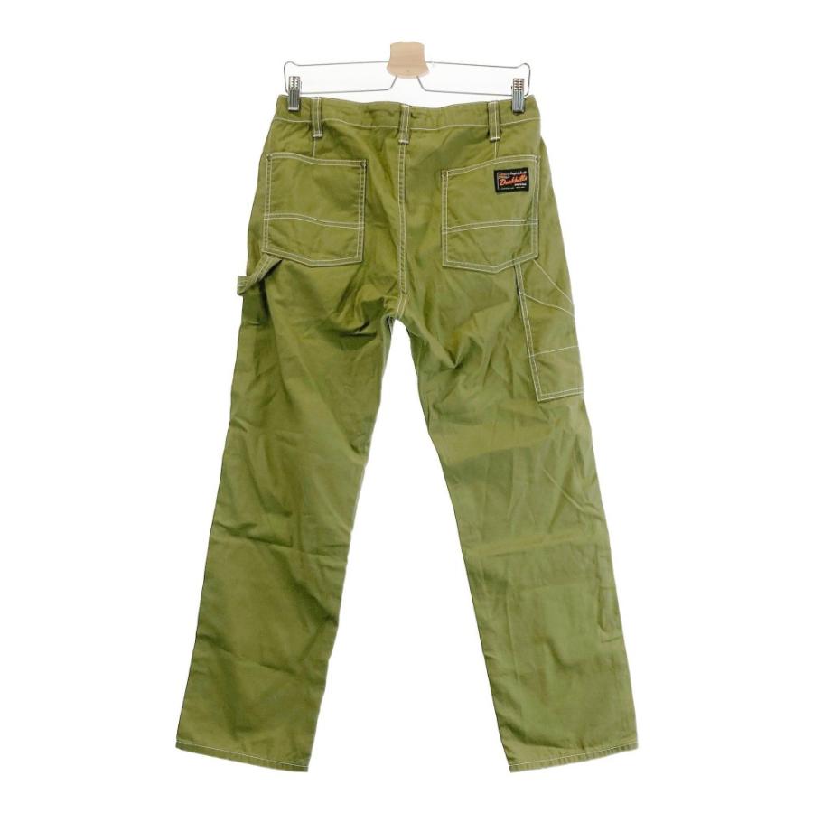 サイズ：S ROUGH&amp;SWELL ラフアンドスウェル 2023年モデル ロングパンツ ロゴ刺繍  カーキ系 [240101426282] ゴルフウェア メンズ ストスト ROUGH&SWELL ラフアンドスウェル 2023年モデル ロングパンツ