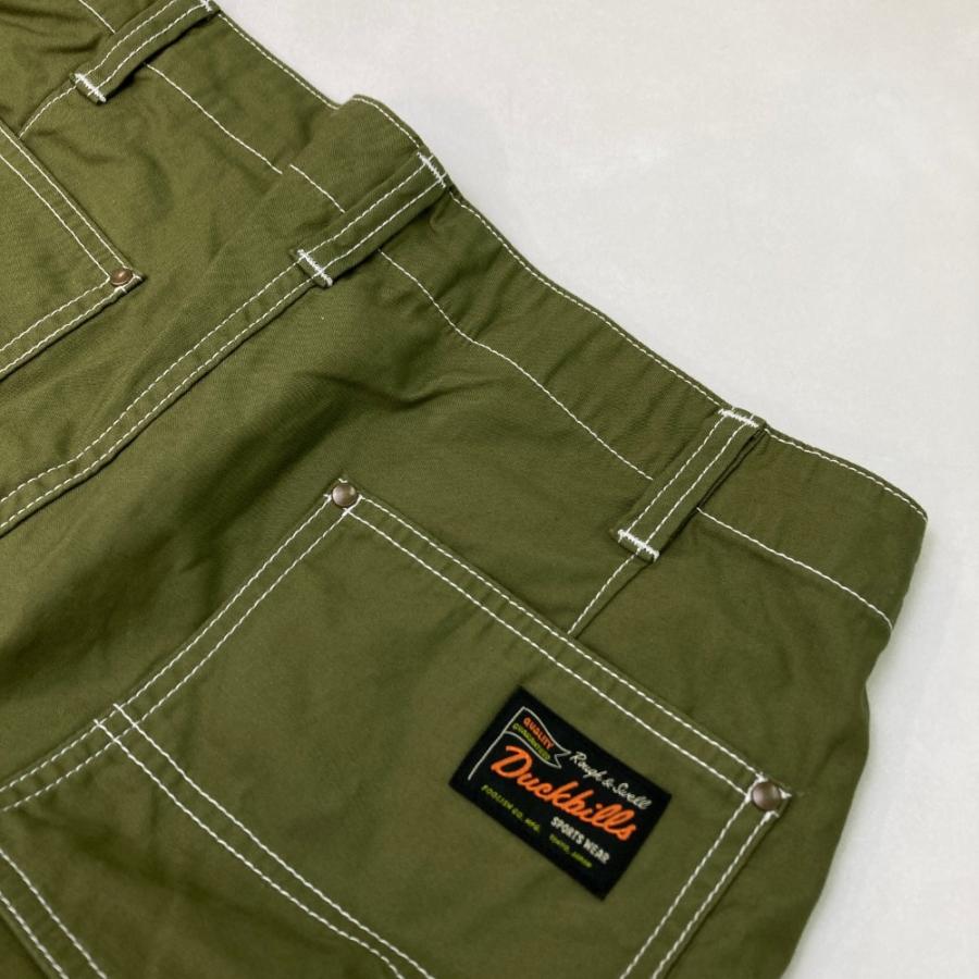 サイズ：S ROUGH&SWELL ラフアンドスウェル 2023年モデル ロングパンツ ロゴ刺繍  カーキ系 [240101426282] ゴルフウェア メンズ ストスト ROUGH&SWELL ラフアンドスウェル 2023年モデル ロングパンツ