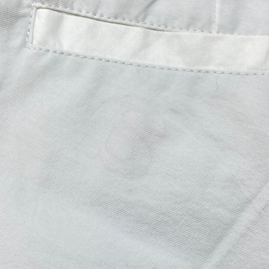 AND PER SE アンパスィ ストレッチパンツ ワッペン ホワイト系 M