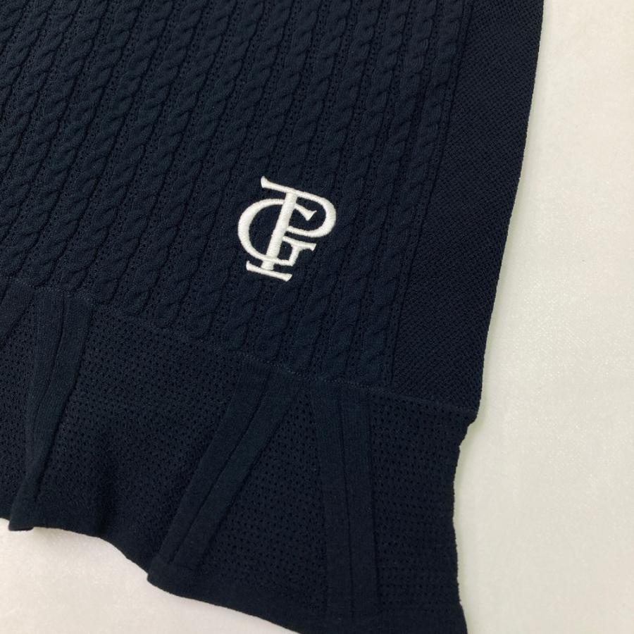 サイズ：1 PEARLY GATES パーリーゲイツ ; 2024年モデル ニットスカート  ネイビー系 [240101426623] ゴルフウェア レディース ストスト PEARLY GATES（パーリーゲイツ） ; 2024年モデル ニットスカート