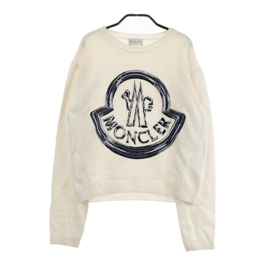MONCLER モンクレール G20939C00019 カシミヤ混 ウールニットセーター 