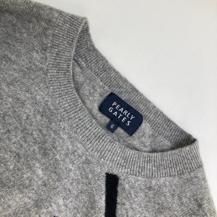 PEARLY GATES パーリーゲイツ ニット セーター カシミヤ グレー系 6