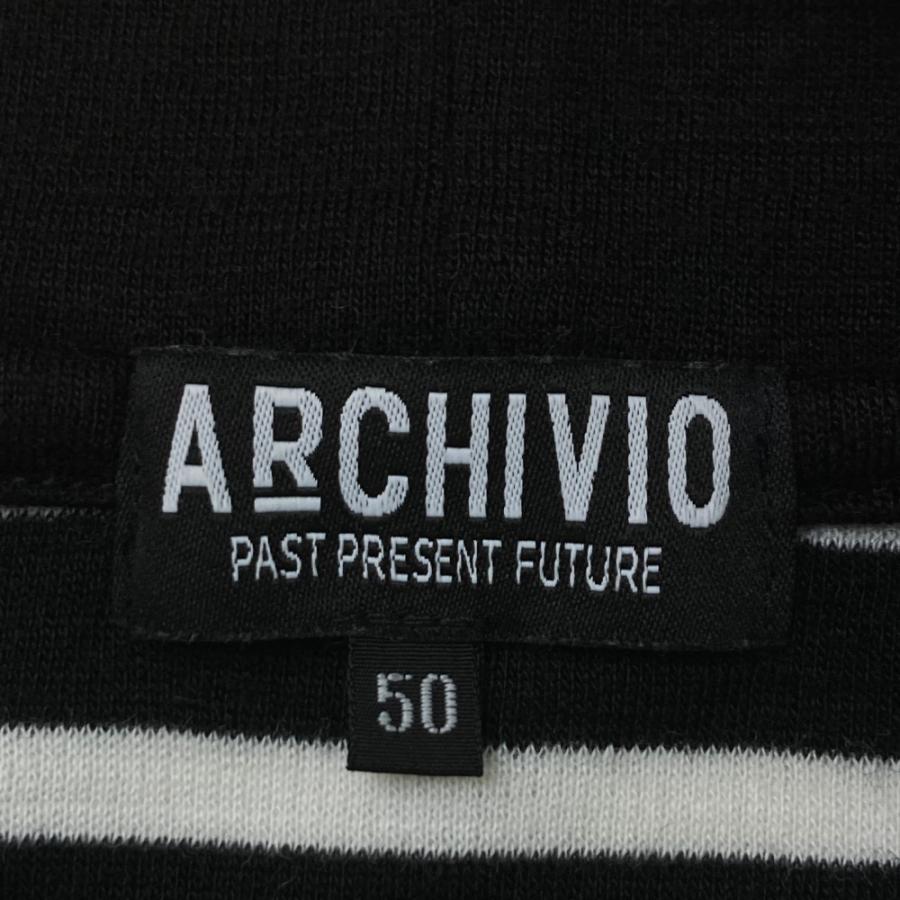 ARCHIVIO アルチビオ ニット セーター ブラック系 50 ゴルフウェア