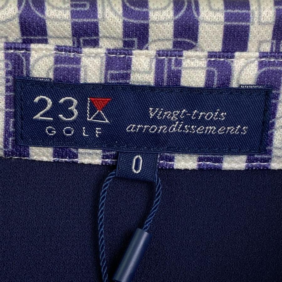 23区GOLF 【新品】23区GOLF ニジュウサンクゴルフ 長袖ポロシャツ