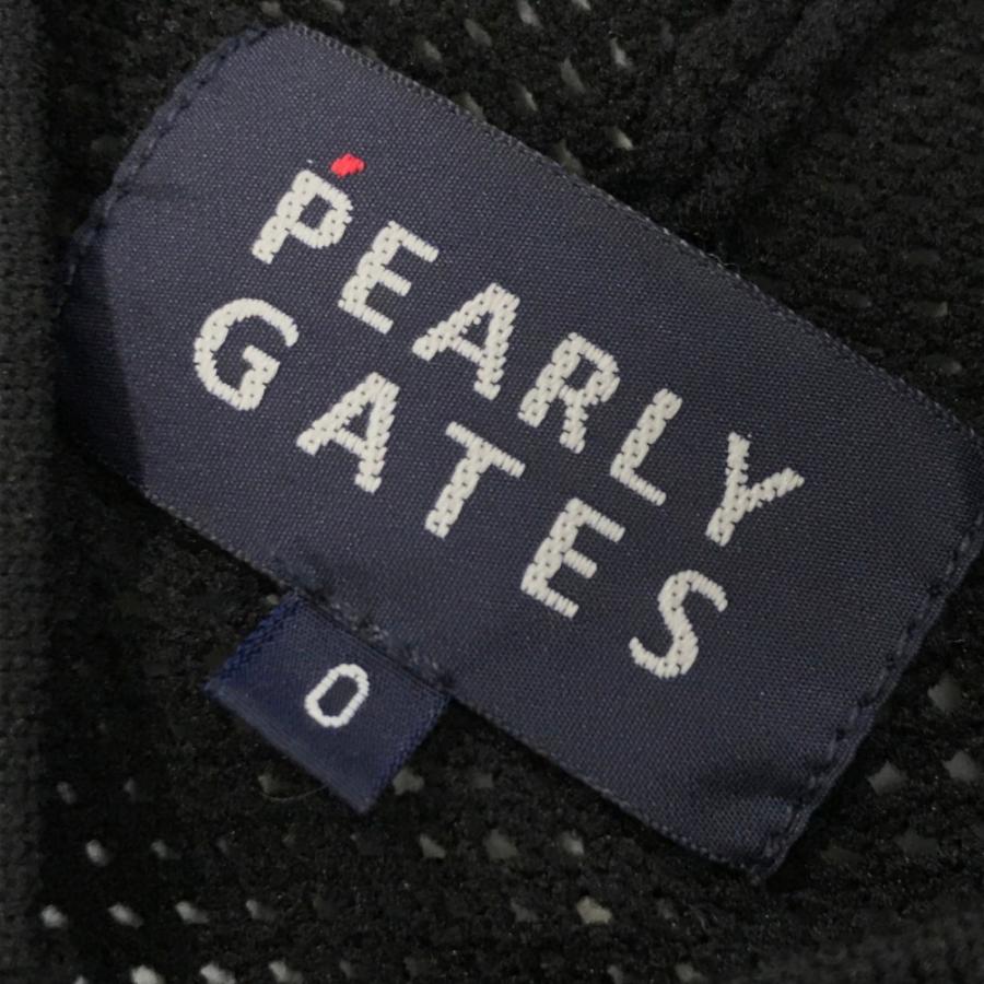 PEARLY GATES パーリーゲイツ ニットメッシュ ジップパーカー ブラック