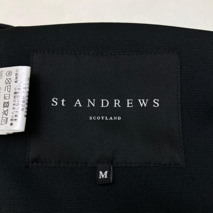 セントアンドリュース　レディース フード付きジャケット 黒 セントアンドリュース レディース フード付きジャケット 黒 St