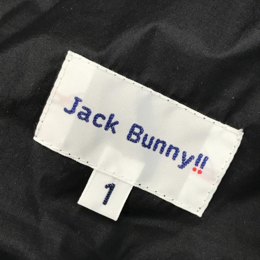 サイズ：1 JACK BUNNY ジャックバニー  ナイロンジップパーカー  ブラック系 [240101427603] ゴルフウェア レディース ストスト Jack Bunny!!（ジャックバニー） JACK BUNNY ナイロンジップパーカー