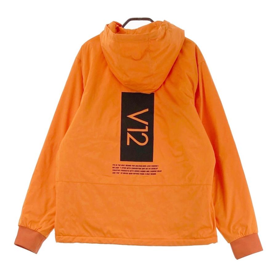 サイズ：M V12 ヴィトゥエルヴ 2024年モデル 中綿 ジャケット  オレンジ系 [240101428408] ゴルフウェア メンズ ストスト V12 ヴィトゥエルヴ 2024年モデル 中綿 ジャケット オレンジ系 M