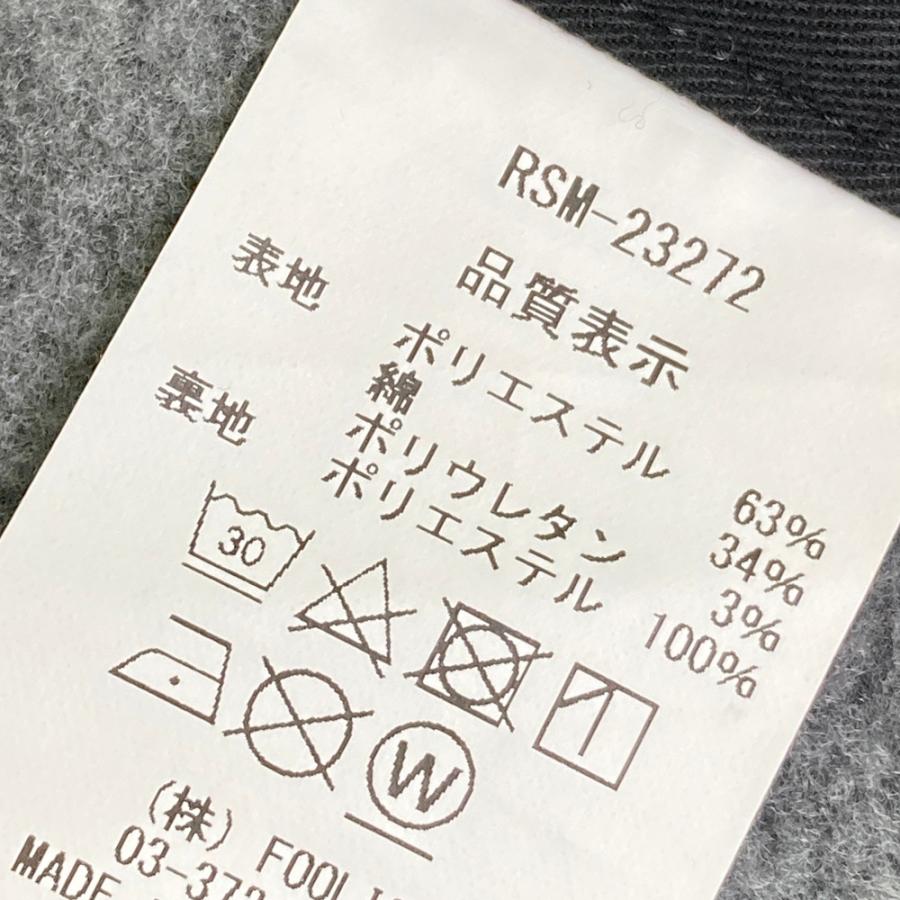 ROUGH&SWELL ラフアンドスウェル 裏フリースパンツ ブラック系 L
