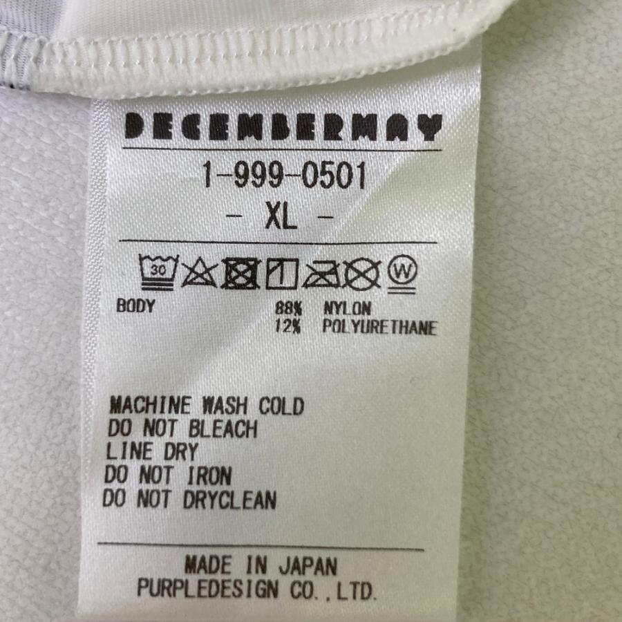 DECEMBERMAY ディセンバーメイ ハイネック 長袖Tシャツ 袖ロゴ