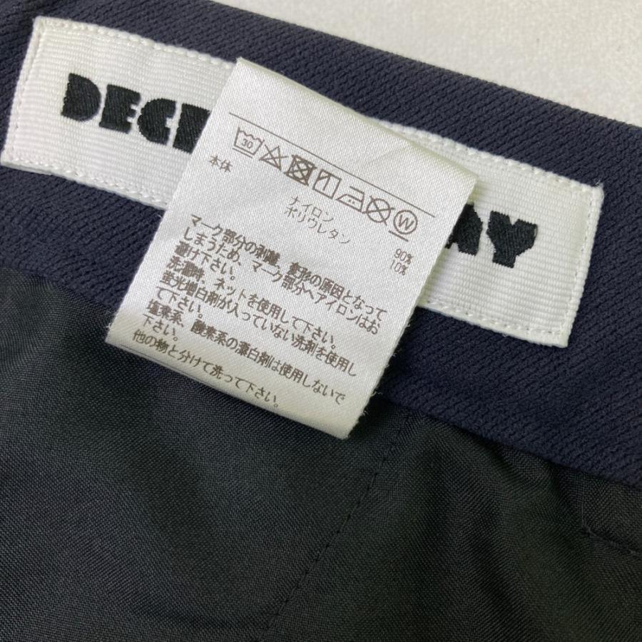 DECEMBERMAY ディセンバーメイ ストレッチ ナイロンパンツ ネイビー系