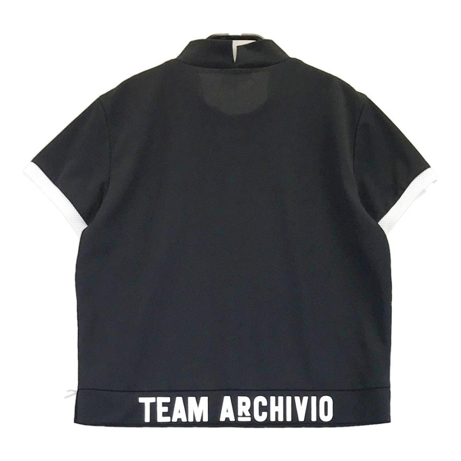 サイズ：38 ARCHIVIO アルチビオ A259308 半袖ハイネックTシャツ  ブラック系 [240101429781] ゴルフウェア レディース ストスト ARCHIVIO アルチビオ A259308 半袖ハイネックTシャツ ブラック系
