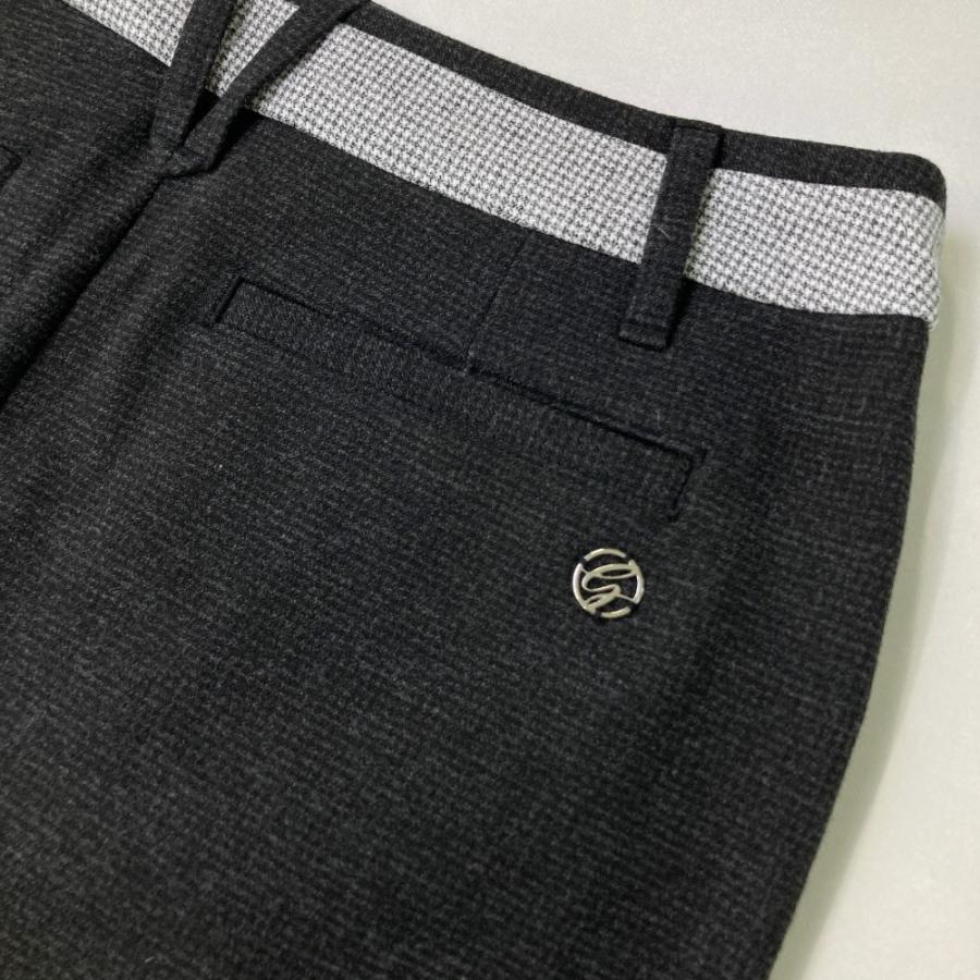 DESCENTE GOLF デサントゴルフ ストレッチスカート 総柄 ブラック系 61
