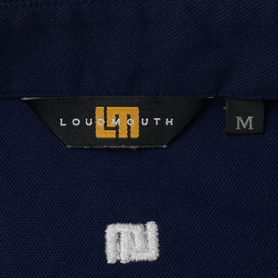 LOUD MOUTH ラウドマウス ML760608 半袖ポロシャツ ロゴ総柄