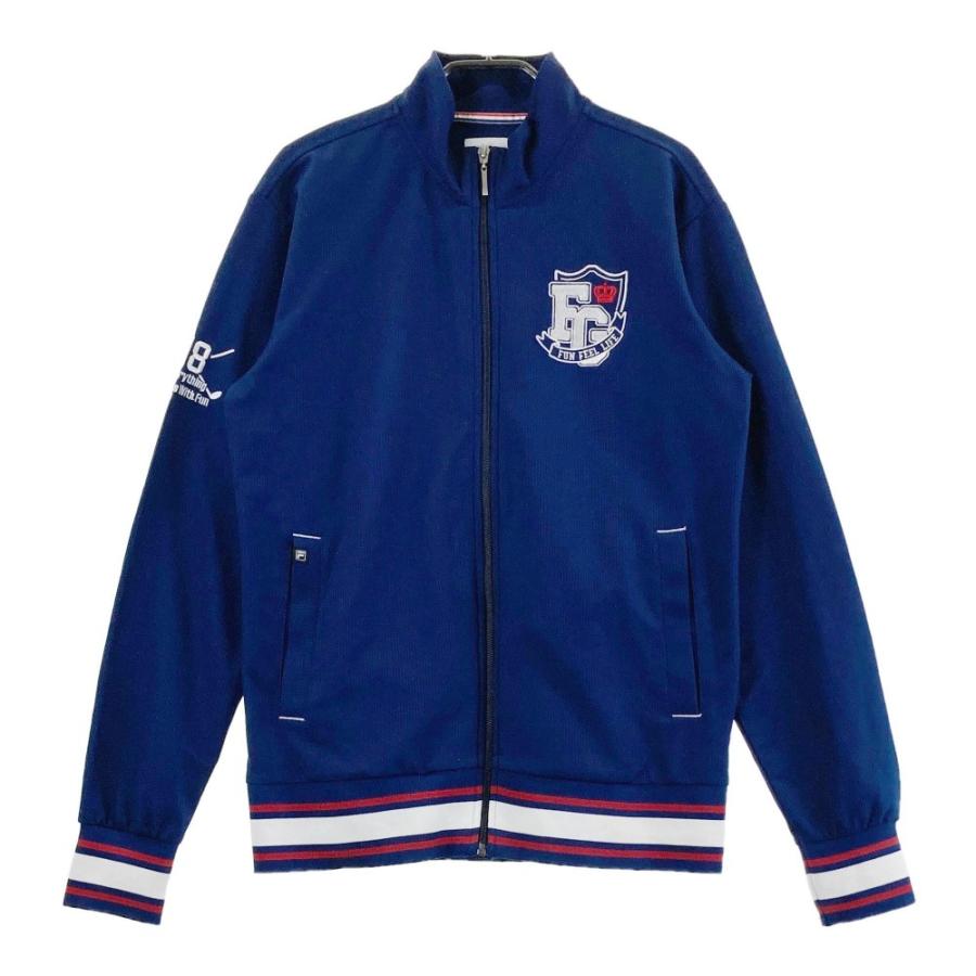 Fila Italia ゴルフジャケット ネイビー FILA GOLF フィラゴルフ ジップ ジャケット ネイビー系 M ゴルフウェア