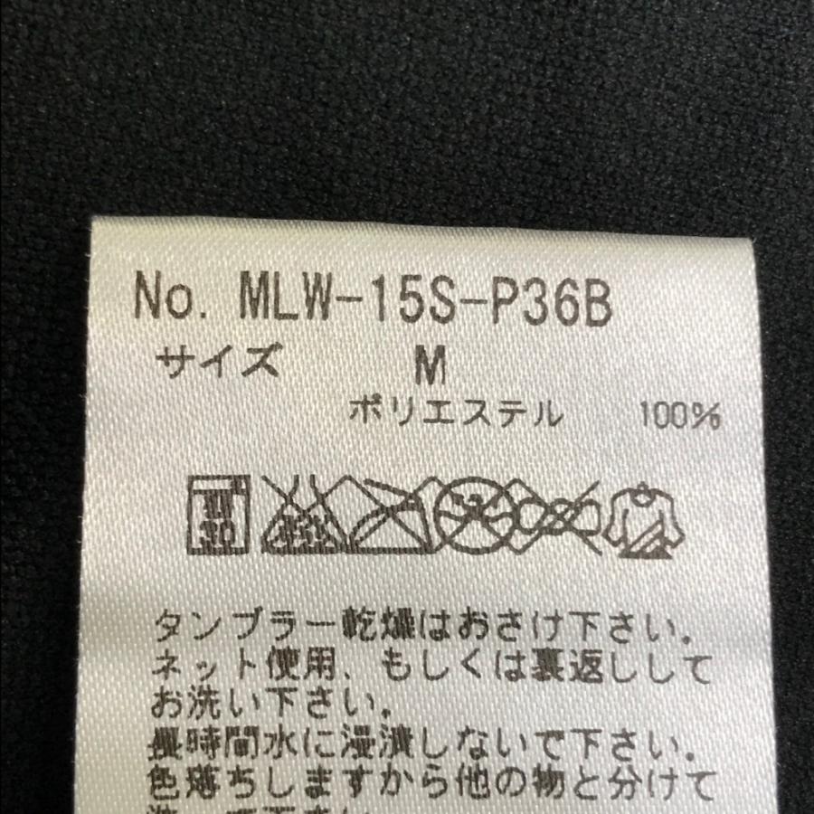 サイズ：M MARK&amp;LONA マークアンドロナ  半袖ポロシャツ 総柄 ブラック系 [240101430207] ゴルフウェア レディース ストスト MARK&LONA マークアンドロナ 半袖ポロシャツ 総柄 ブラック系 M