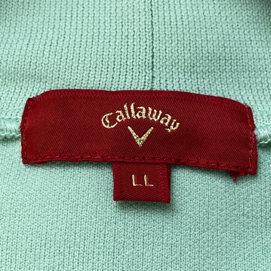 CALLAWAY キャロウェイ レッドレーベル 長袖 ニットパーカー グリーン 