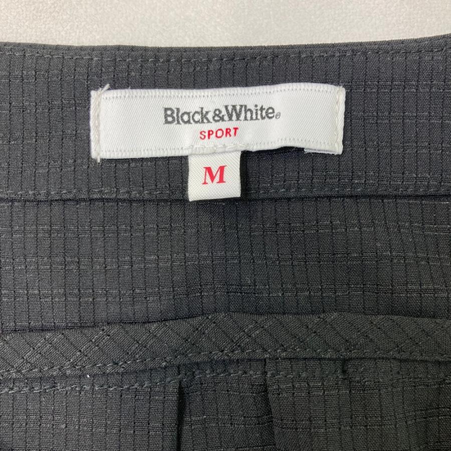 サイズ：M BLACK&amp;WHITE ブラックアンドホワイト  ノーカラージャケット  ブラック系 [240101431040] ゴルフウェア レディース ストスト サイズ：M BLACK&WHITE ブラックアンドホワイト ノーカラー