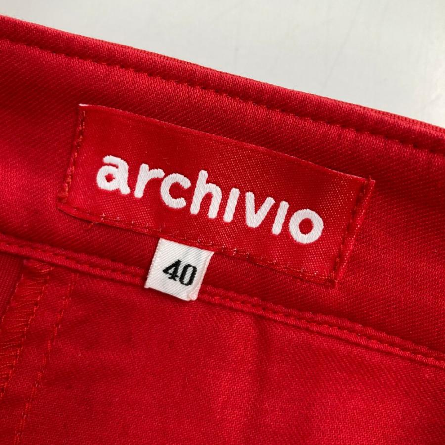 archivio（アルチビオ） 2024年 ダンボールニット スカート レッド系