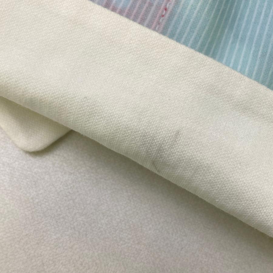 archivio（アルチビオ） 半袖ポロシャツ 刺繍 ストライプ柄 ブルー系