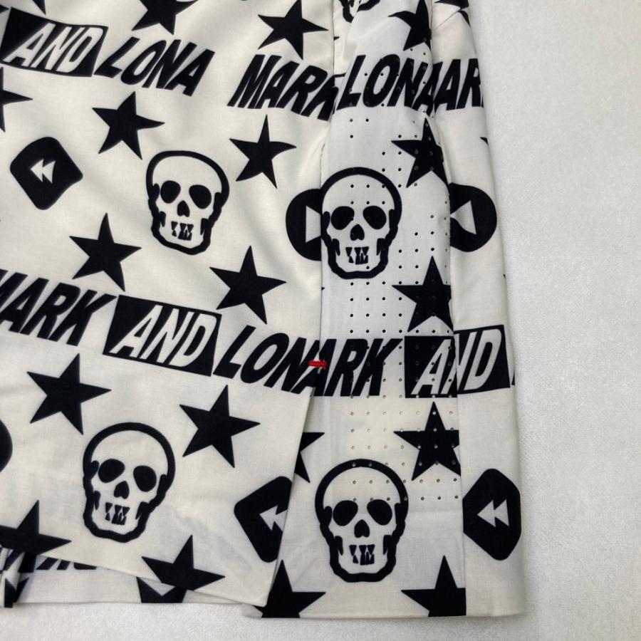 MARK & LONA 花柄スカート ホワイト未使用品 MARK&LONA マークアンドロナ ; スカート 総柄 ホワイト系 36