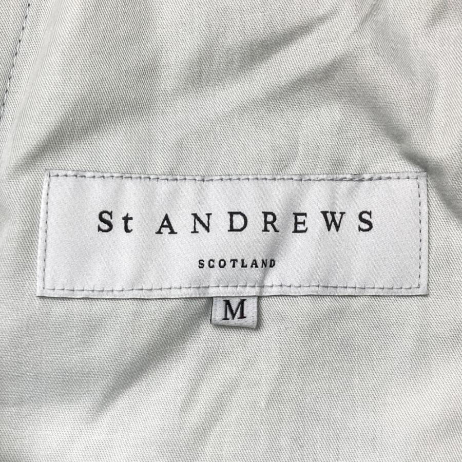 St ANDREWS セントアンドリュース ストレッチロングパンツ 総柄 グレー