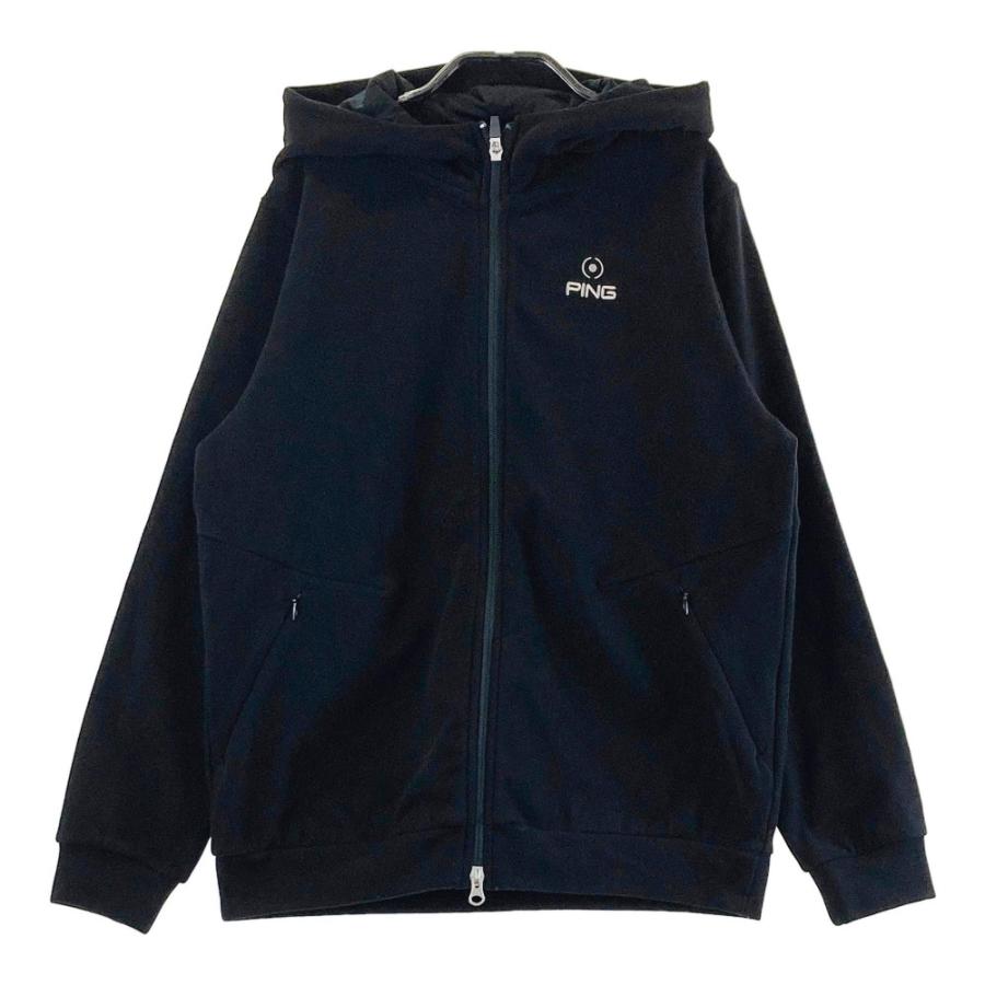サイズ：M PING ピン 622-2262900 ジップパーカー  ブラック系 [240101432361] ゴルフウェア レディース ストスト PARKER（パーカー） 【新品】PING ピン 622-2262900 ジップパーカー
