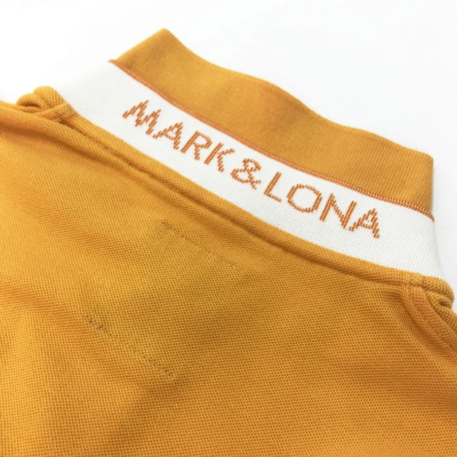 MARK&LONA マークアンドロナ 半袖ポロシャツ オレンジ系 L
