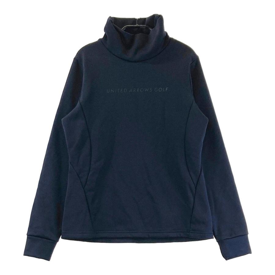 サイズ：Medium UNITED ARROWS GOLF ユナイテッドアローズゴルフ  裏起毛 ハイネック 長袖Tシャツ  ネイビー系 [240101432680] ゴルフウェア レディース ストスト 新品】UNITED ARROWS GOLF ユナイテッドアローズゴルフ 裏起毛
