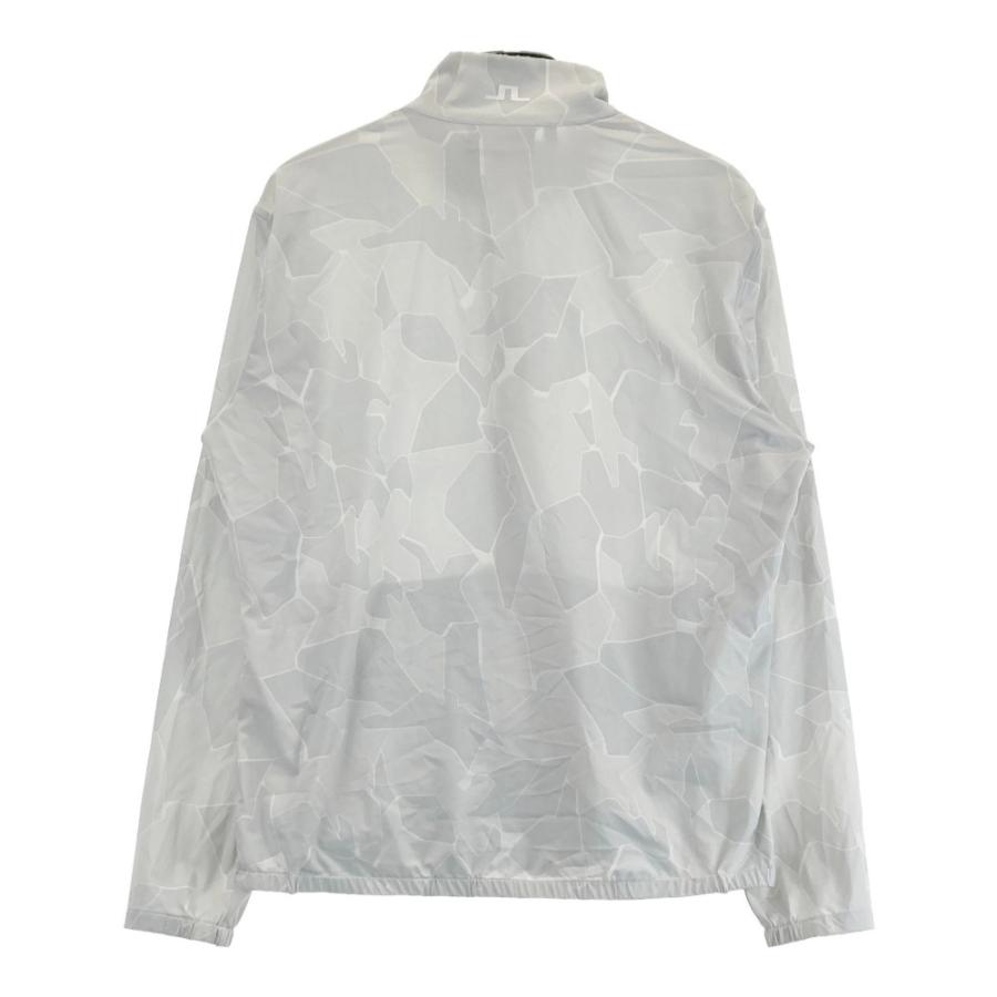 サイズ：M J.LINDEBERG ジェイリンドバーグ  ジップジャケット 総柄 グレー系 [240101432897] ゴルフウェア メンズ ストスト J.LINDEBERG ジェイリンドバーグ ジップジャケット 総柄 グレー