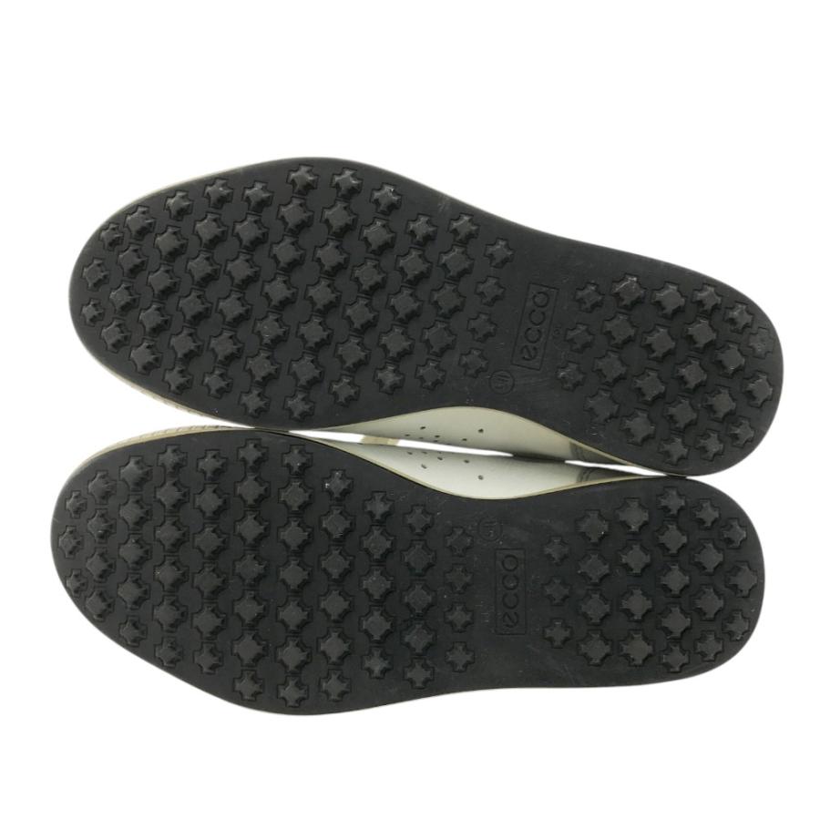 ecco エコー スパイクレスシューズ ホワイト系 41 ゴルフウェア