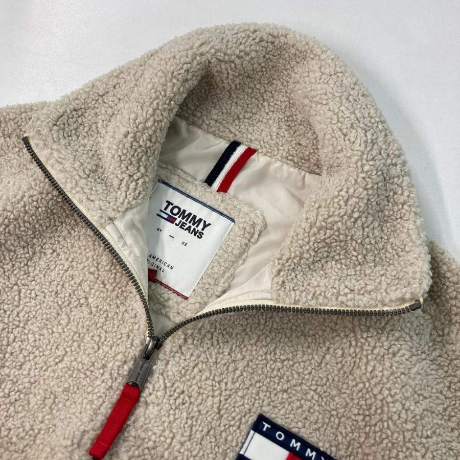 TOMMY（トミー） JEANS フリースボア ジャケット ベージュ系 XS メンズ 