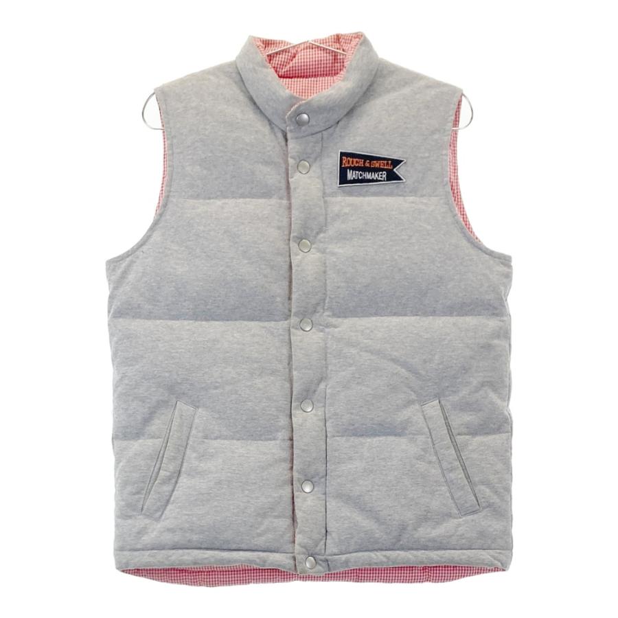 ラフアンドスウェル　リバーシブル ベスト ROUGH&SWELL ラフアンドスウェル リバーシブル ダウンベスト グレー系