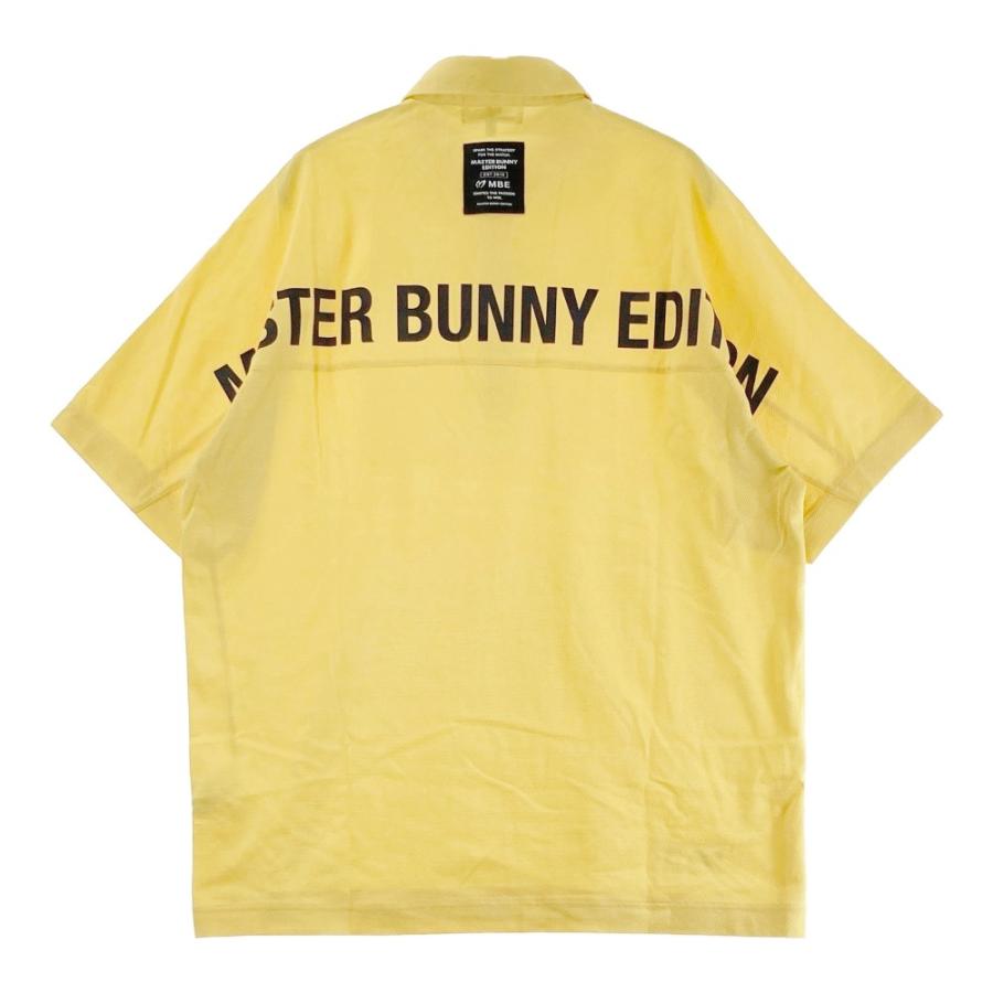 サイズ：6 MASTER BUNNY EDITION マスターバニーエディション 2023年モデル 半袖ポロシャツ  イエロー系 [240101434130] ゴルフウェア メンズ ストスト MASTER BUNNY EDITION マスターバニーエディション 2023年モデル 半袖