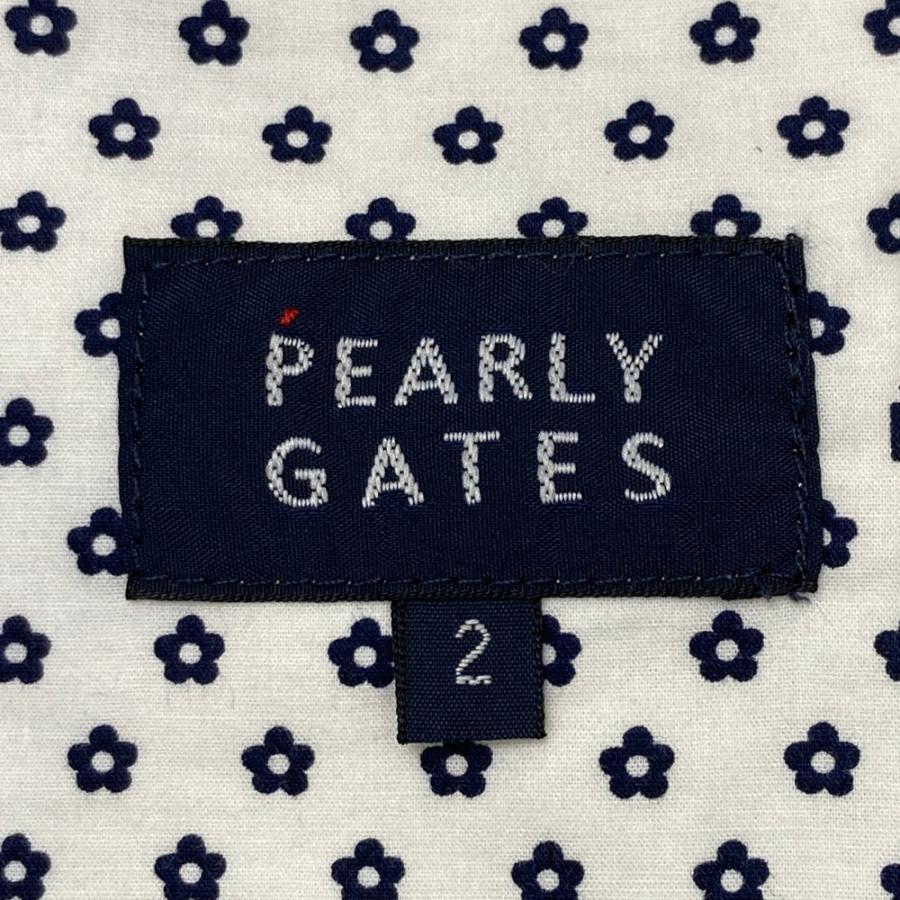 PEARLY GATES パーリーゲイツ  スカート 総柄 ネイビー系 2 ゴルフウェア レディースの画像