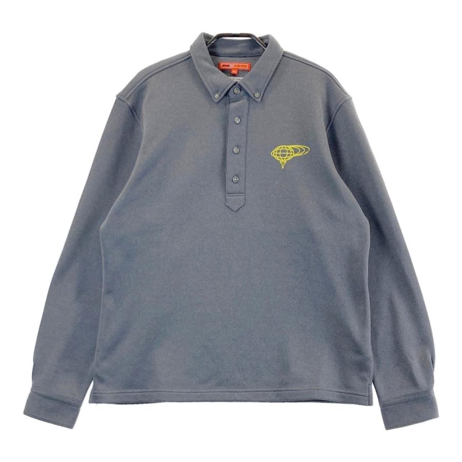 BEAMS GOLF ビームスゴルフ 裏起毛長袖ポロシャツ グレー系 XL ゴルフ