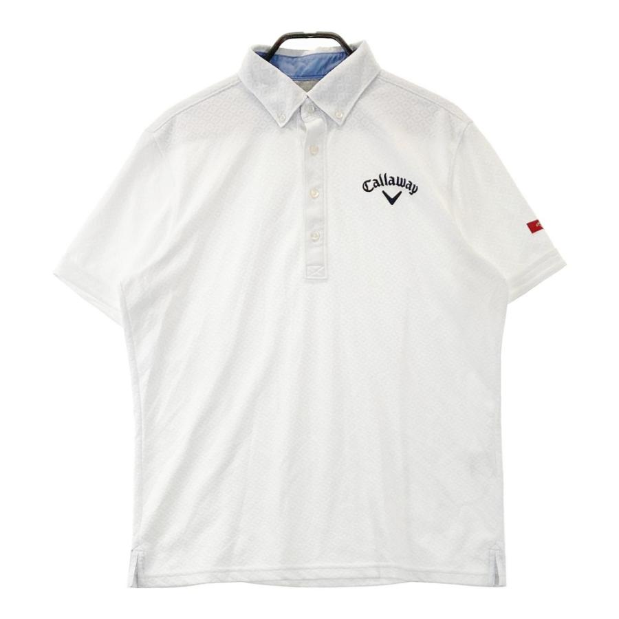 CALLAWAY RED LABEL メンズウェア ポロシャツ ボタンダウン L CALLAWAY キャロウェイ レッドレーベル 半袖ポロシャツ ボタン