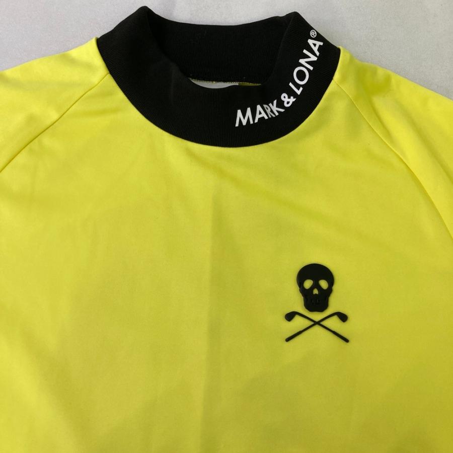 MARK&LONA マークアンドロナ モックネック 半袖Tシャツ スカル