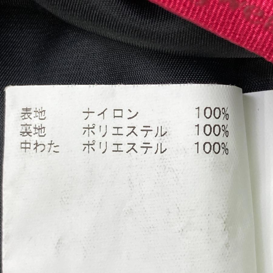 Munsingwear（マンシングウェア） ダウン ジップベスト 総柄 レッド系